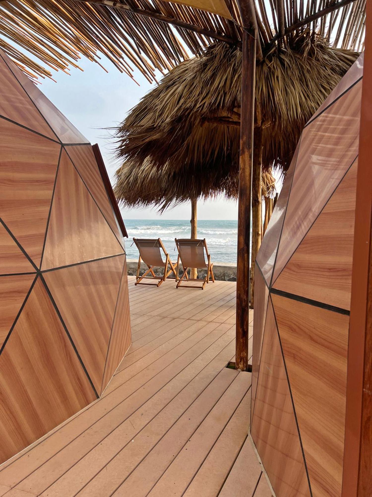 Almare Zonte - Beachfront Glamping Hotel El Zonte Dış mekan fotoğraf