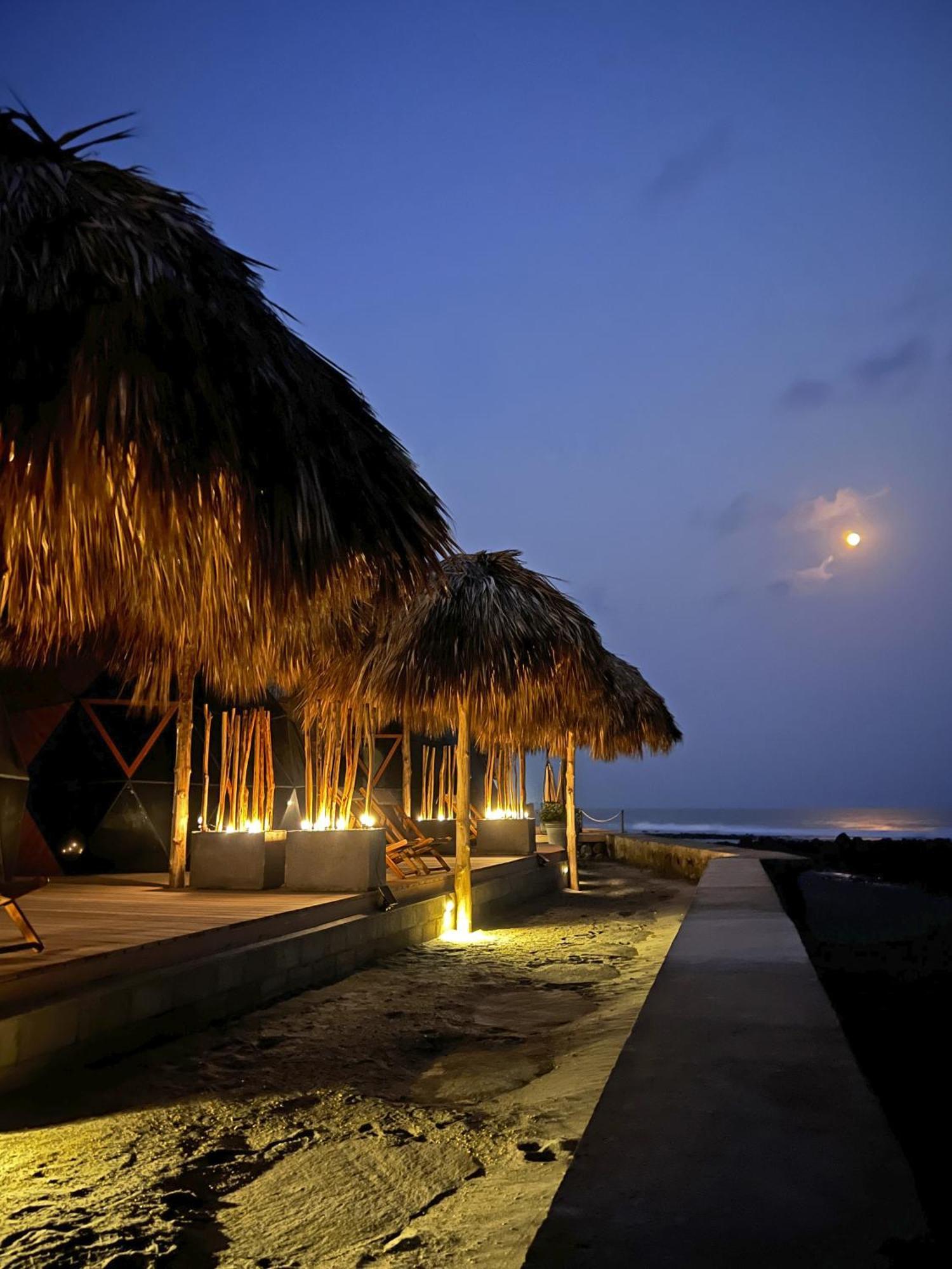 Almare Zonte - Beachfront Glamping Hotel El Zonte Dış mekan fotoğraf