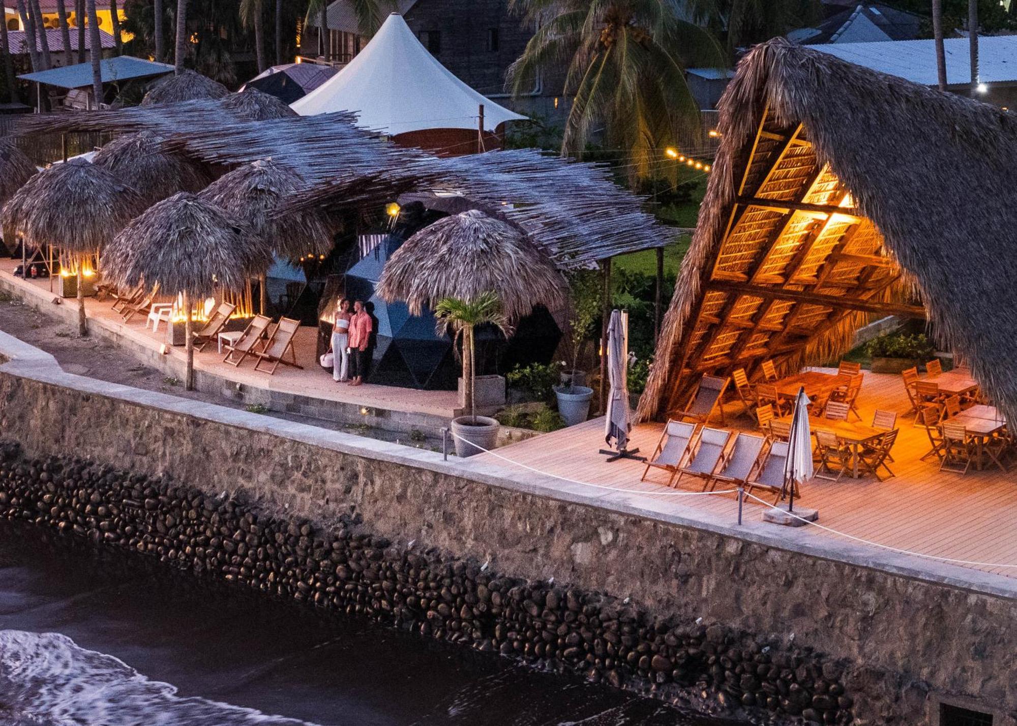 Almare Zonte - Beachfront Glamping Hotel El Zonte Dış mekan fotoğraf